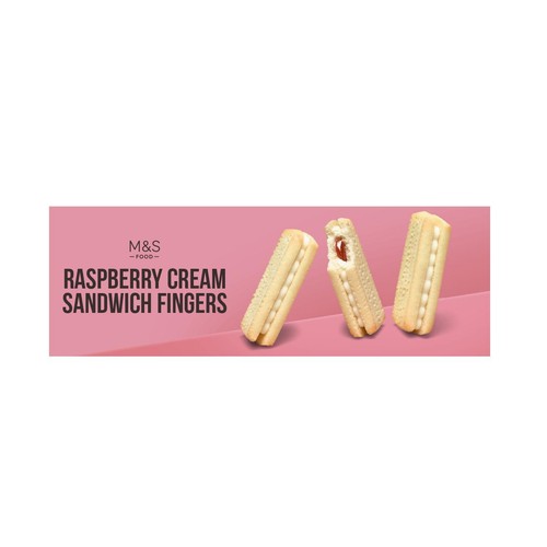 M&S Raspberry Cream Sandwich Fingers