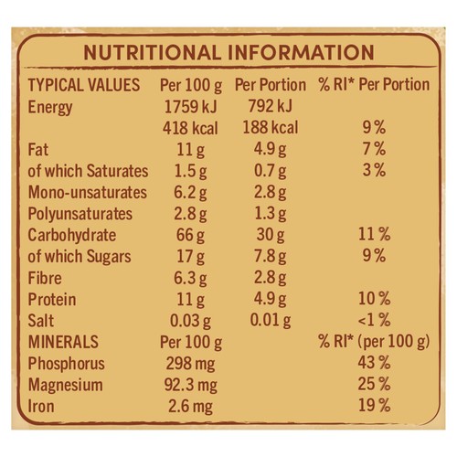 Jordans Simply Granola with a Hint of Honey Breakfast Cereal