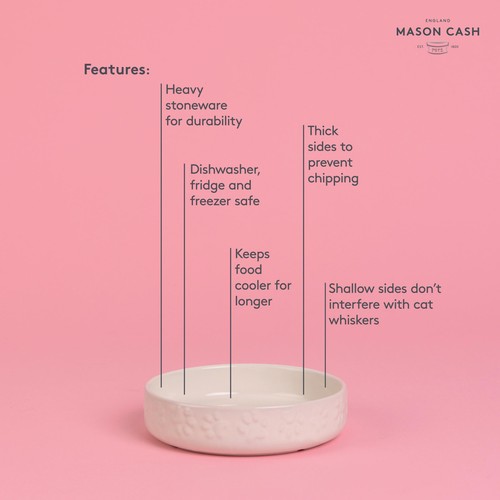 Mason Cash Colour Mix Cream Cat Saucer 13cm