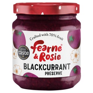 Fearne & Rosie Blackcurrant Jam 70% Fruit
