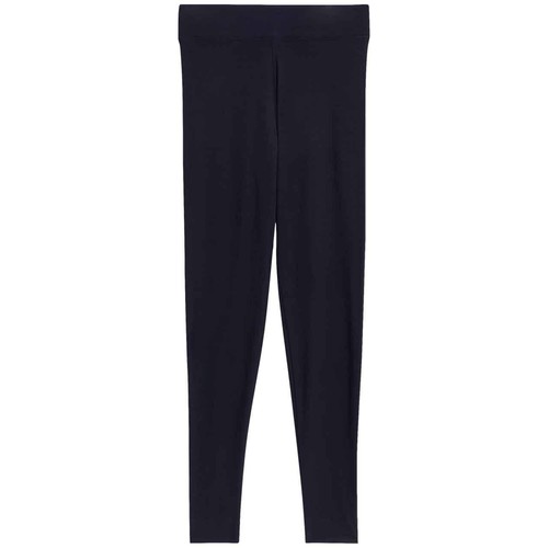 M&S Womens High Waisted Leggings, Size 14, Short, Navy