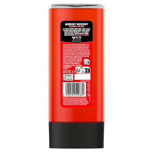 Original Source Mens Workout Recovery Warming Recharge Shower Gel