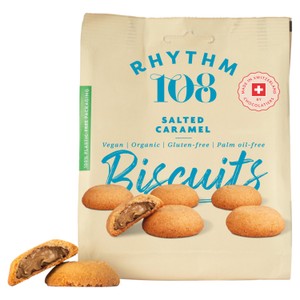 Rhythm 108 Swiss Vegan Salted Caramel Filled Biscuits