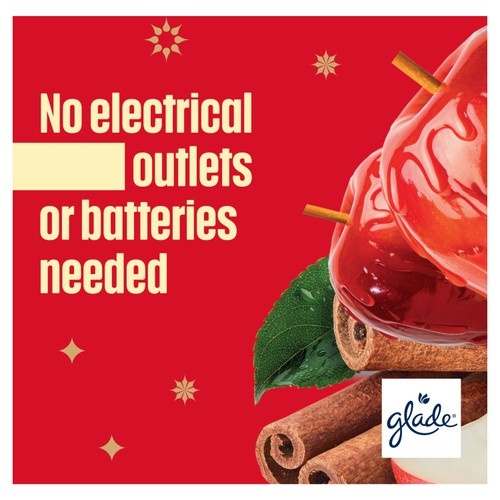 Glade Bathroom Gel Air Freshener Twinkling Apple & Cinnamon