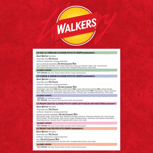 Walkers Classic Variety Multipack Crisps