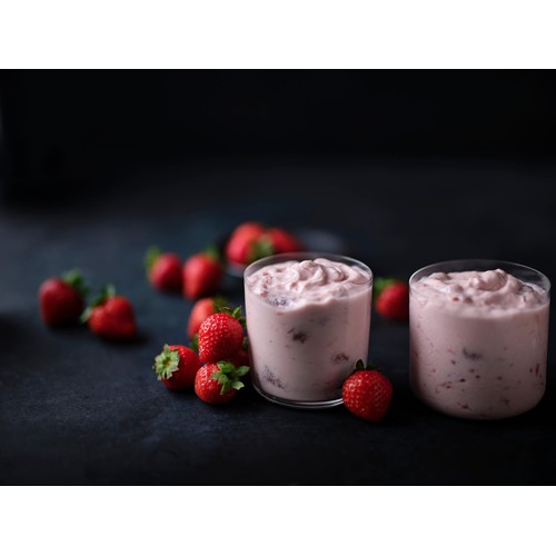 M&S Collection Red Diamond Strawberries & Cream West Country Yogurt