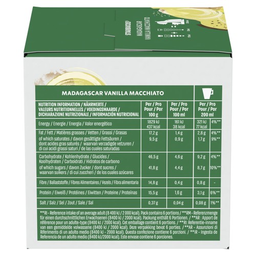 Starbucks by Nescafe Dolce Gusto Madagascar Vanilla Macchiato