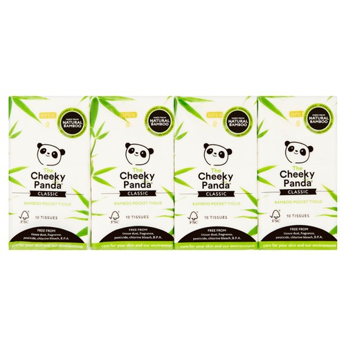 Cheeky Panda Natural Bamboo Pocket Tissue 