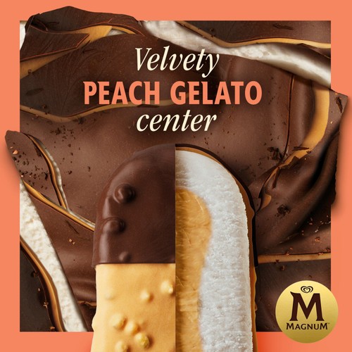 Magnum Signature Peach Ice Cream Sticks