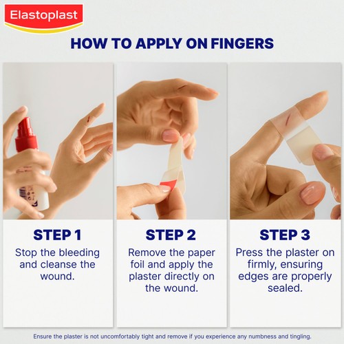 Elastoplast Second Skin Hydrocolliod Finger Plaster