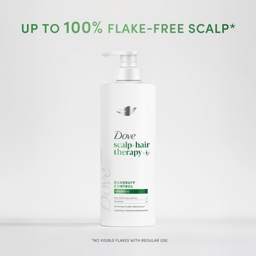 Dove Dandruff Control Shampoo for Healthy, Resilient Hair