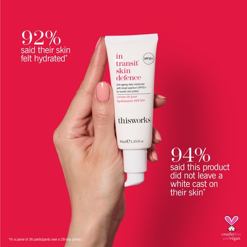 This Works In Transit Skin Defence SPF50+