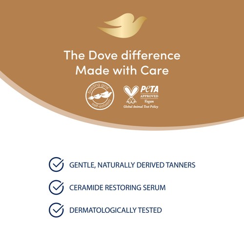 Dove Visible Glow Fair to medium self tan lotion