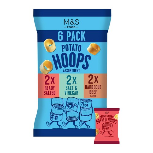 M&S Potato Hoops Assortment Pack