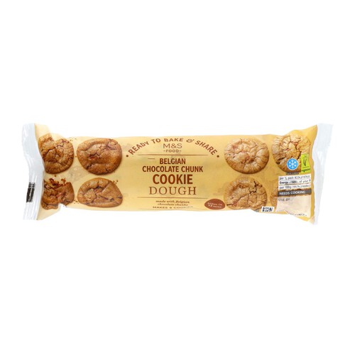 M&S Belgian Chocolate Chunk Cookie Dough, 350g Ocado