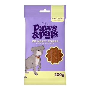 Paws & Pals Meaty Strips with Chicken Dog Treats
