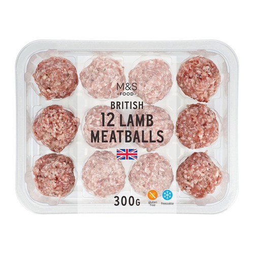 M&S British 12 Lamb Meatballs