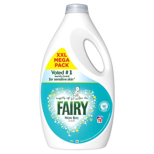 Fairy Non Bio Washing Liquid For Sensitive Skin 72 Washes