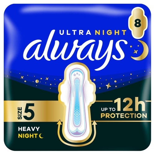 Always Ultra Sanitary Towels Secure Night Extra