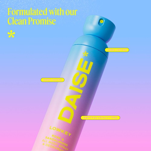 DAISE Lowkey All Body Spray & Deodorant in Rose & Sandalwood