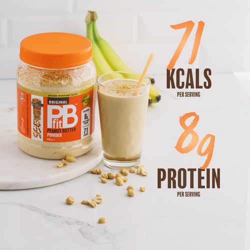 PBfit Peanut Butter Powder - 87% Less Fat and High Protein