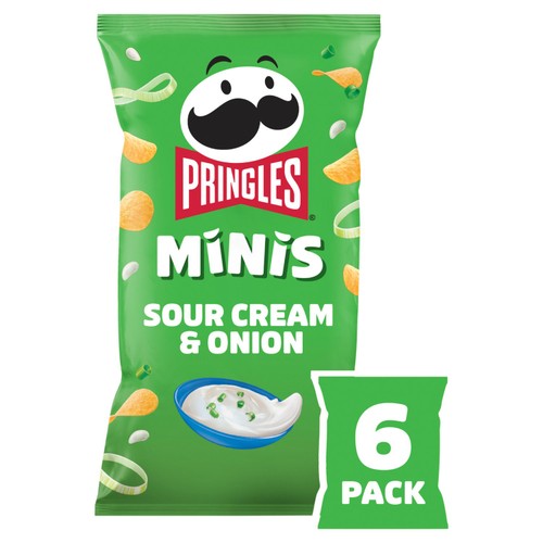 Pringles Minis Sour Cream & Onion Multipack Crisps