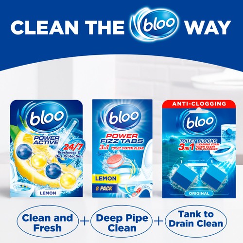 Bloo Original Blue Toilet Rim Blocks