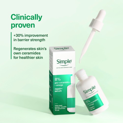 Simple Repair+ 11% Bio-lipid + Ceramide Serum