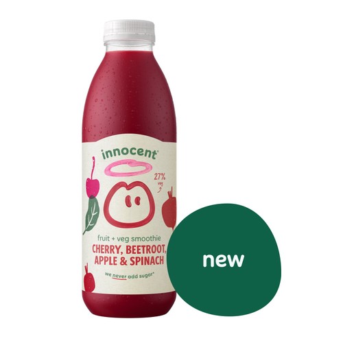 Innocent Cherry, Beetroot, Apple & Spinach Smoothie, 750ml Innocent Cherry, Beetroot, Apple & Spinach Smoothie, 750ml