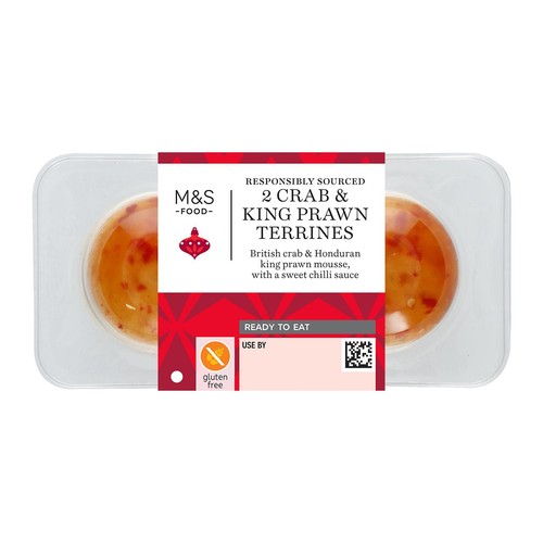 M&S 2 Crab & King Prawn Terrines