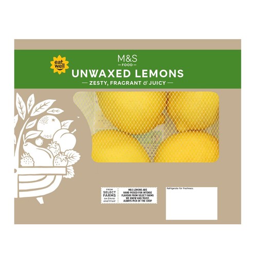 M&S Unwaxed Lemons