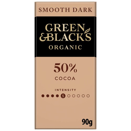 Green & Black's Organic Smooth 50% Dark Chocolate Bar