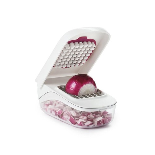 OXO SoftWorks Vegetable Chopper with Easy Pour Opening