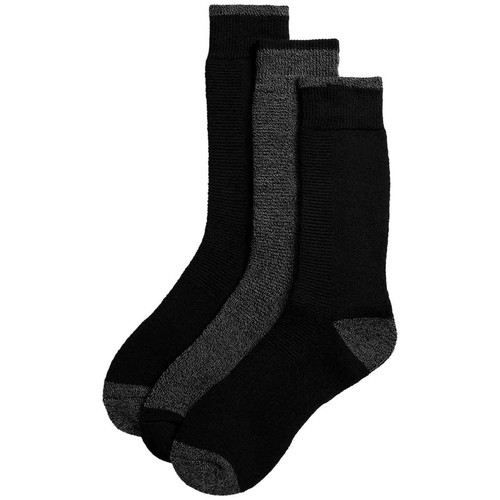 M&S Mens Thermal Socks, 9-12, Black