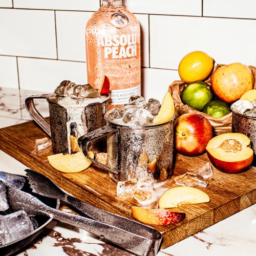 Absolut Peach Flavoured Swedish Vodka