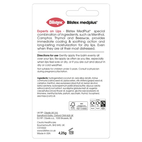 Blistex MedPlus Stick