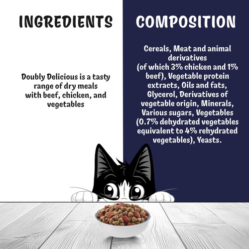 Felix Doubly Delicious Beef Chicken & Vegetables Dry Cat Food