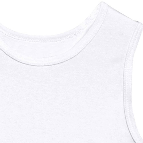 M&S Collection Unisex Cotton Vests, 5-6 Y, White