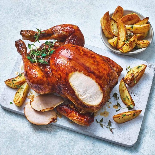 M&S British Ready to Cook Rotisserie Whole Chicken