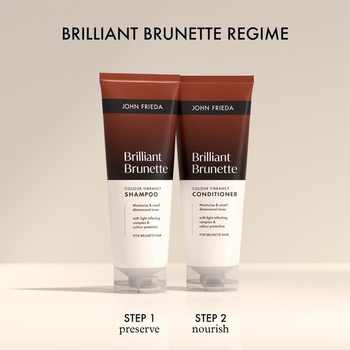 John Frieda Brilliant Brunette Colour Vibrancy Shampoo