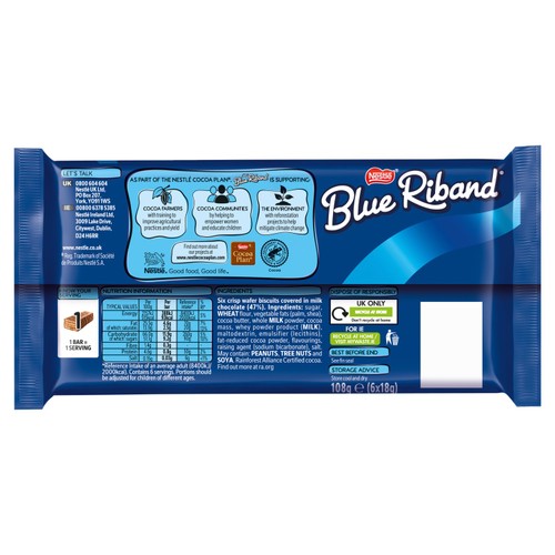 Blue Riband Biscuit Bars Multipack
