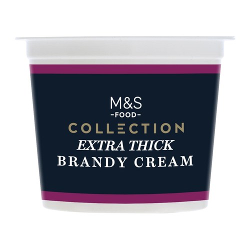 M&S Collection Extra Thick Brandy Cream