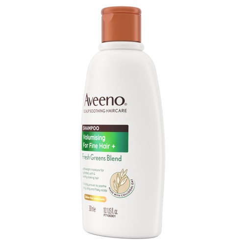 Aveeno Scalp Soothing Volumising Fresh Greens Shampoo for Fine Hair