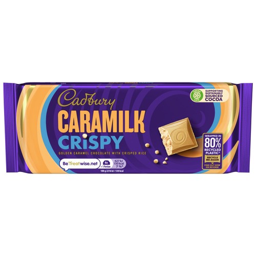 Cadbury Caramilk Crisp Chocolate Bar