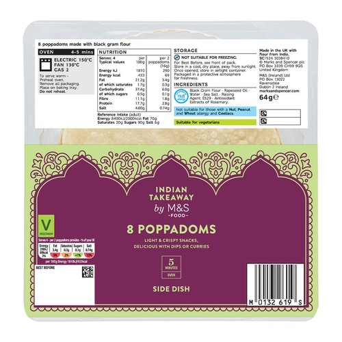 M&S Poppadoms