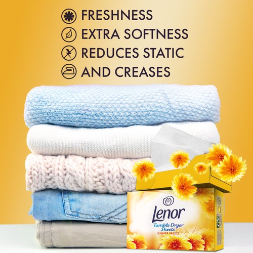 Lenor Fabric Tumble Dryer Sheets Summer Breeze