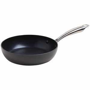 M&S Hard Anodised 24cm Medium Frying Pan,Black Mix