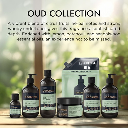 Baylis & Harding Goodness Oud, Salt, Apricot and Olive Stones Scrub