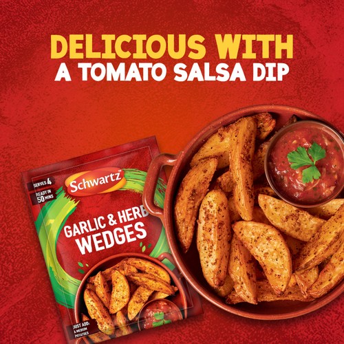 Schwartz Garlic & Herb Wedges Recipe Mix