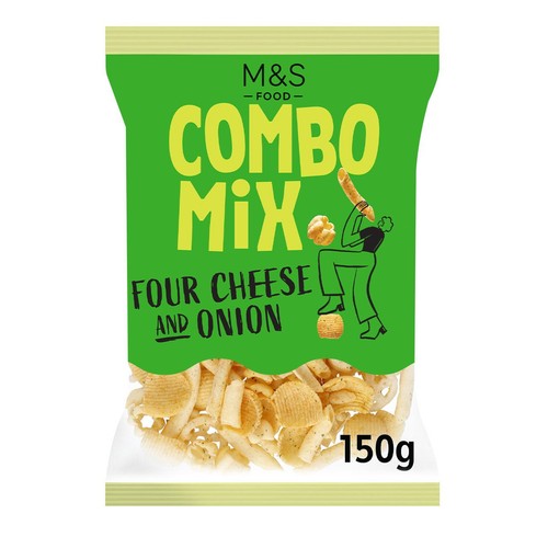 M&S Four Cheese & Onion Combo Mix